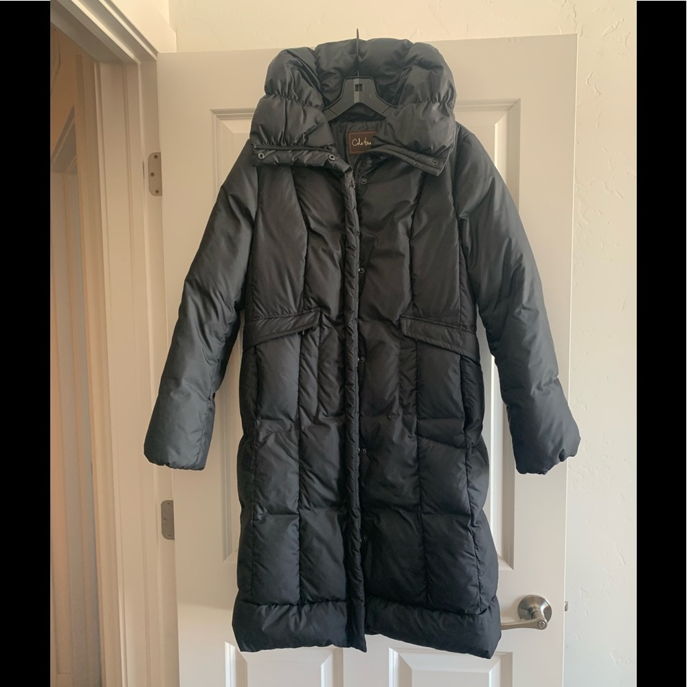 Cole Haan Parka Womens Medium Black